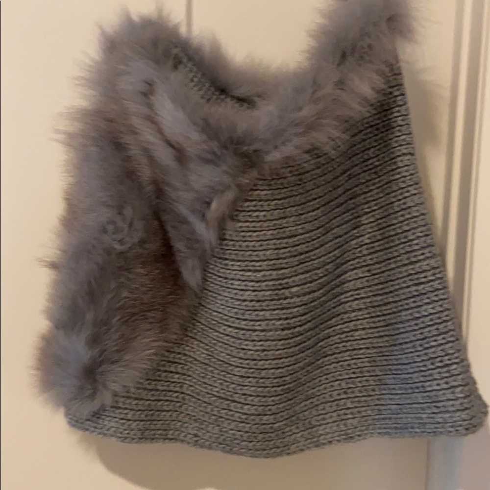 Fur poncho
